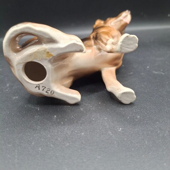 German Shepherd Porcelain Figurine 4.5" Hand-Painted Collectible Dog Statue A720 - Picture 5 of 7